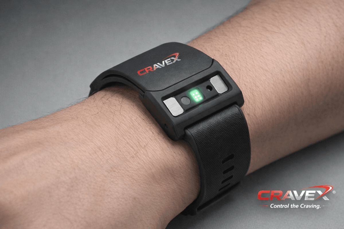 CRAVEX Device on wrist